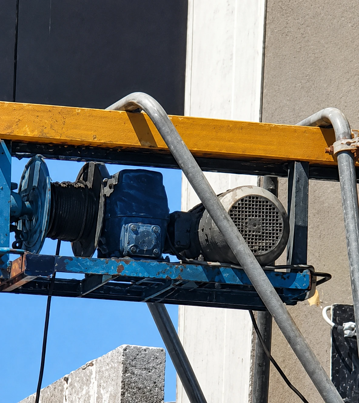 2 Ton Weight Capacity 170 Rft Height Winch Supply and Installation at SKMH