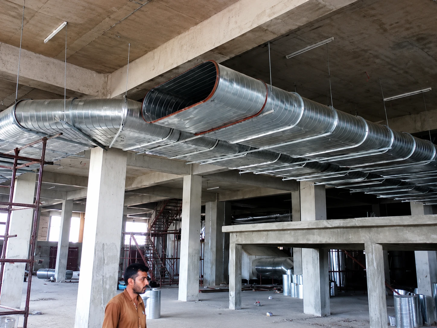 86 X 24 Spiral Oval Duct at Shaukat Khanum Cancer Hospital Peshawer