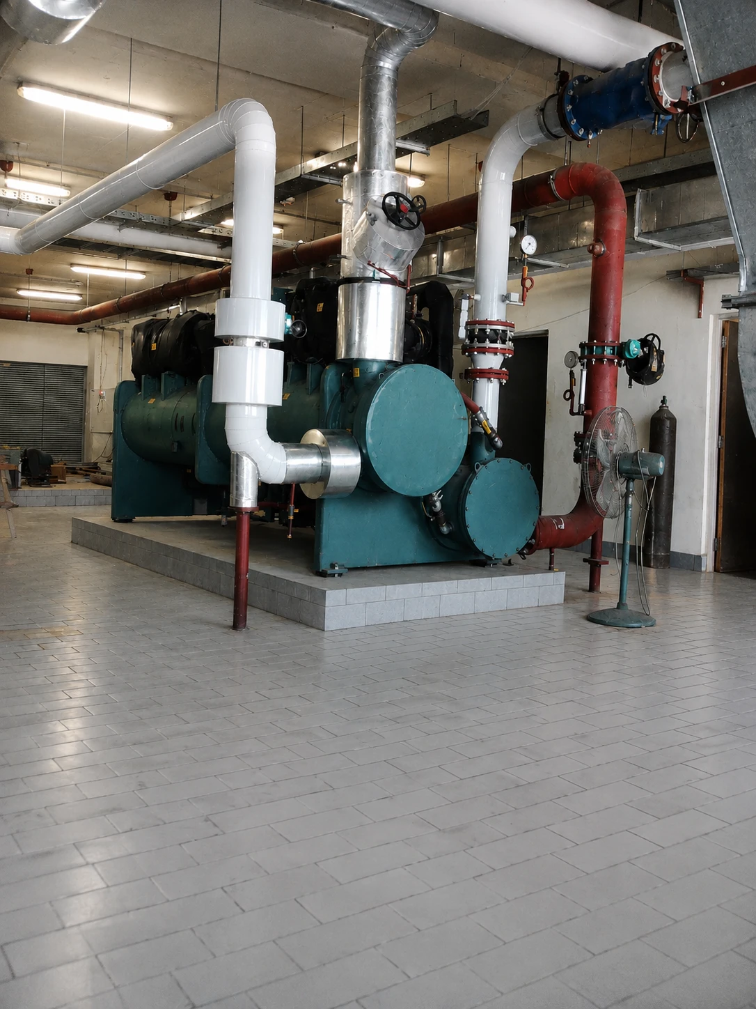 Pipe Insulation Cladding Plant Room IBL Building Centre