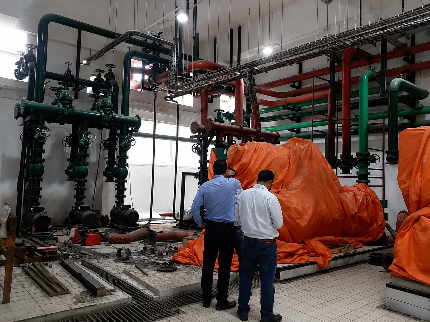 Plant Room Piping at Popular Asceptic